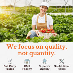 Third-party purity and potency testing seal