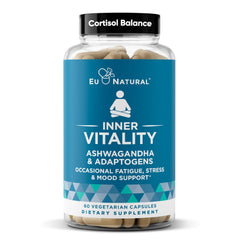 Vitality Cortisol Supplement bottle – front label