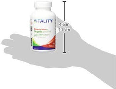 Allergen-free vegan iron supplement iconography