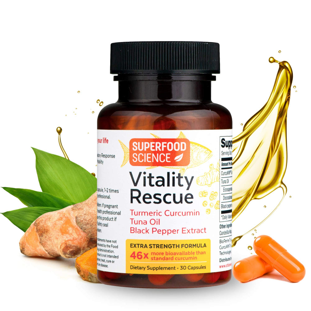 Vitality Rescue bottle front view