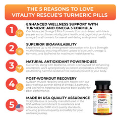 Vitality Rescue nutrition label close-up