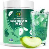 Vitalogix Naturals Electrolyte Powder Crisp Apple bag front promotes daily hydration