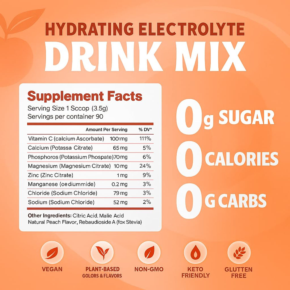 Vitalogix Naturals pour into water glass showing quick-refresh hydration for busy days.