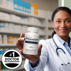 Speckled tablet beside spoon illustrates easy daily dosing.