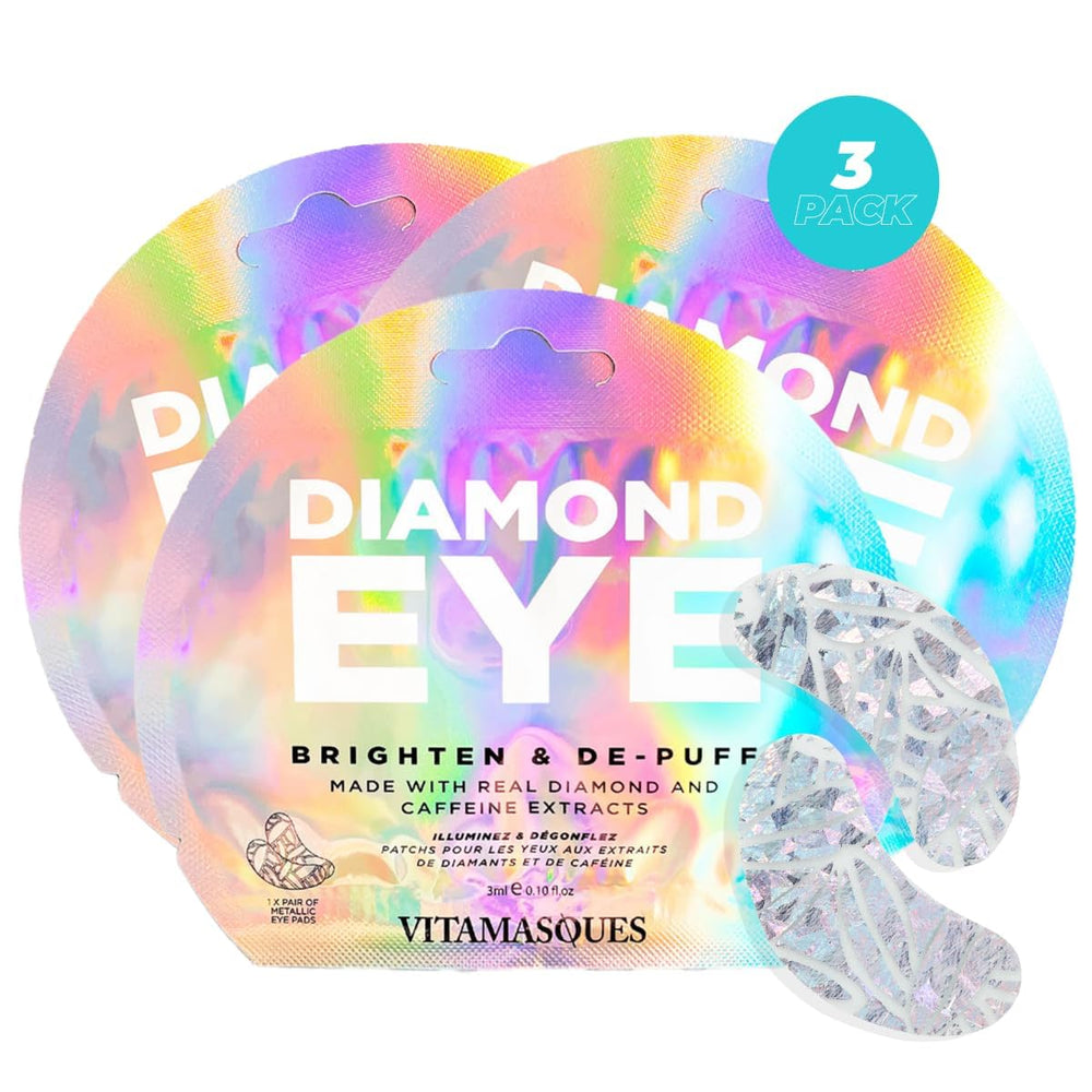 Vitamasques Diamond Eye Pads 3-Pack packaging front