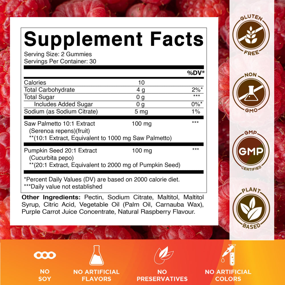 Vitamatic Gummies Raspberry Flavor close-up - 2-Pack