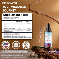 Dropper dispensing Vitamatic B12 Berry liquid