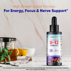 Nutrition facts and ingredients for Vitamatic B12