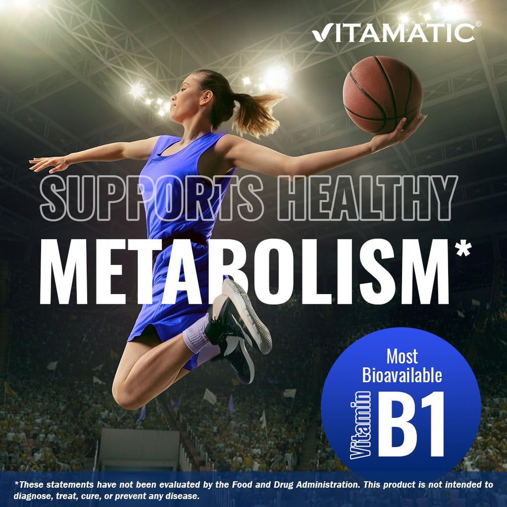 Supplement facts panel for Vitamatic Benfotiamine