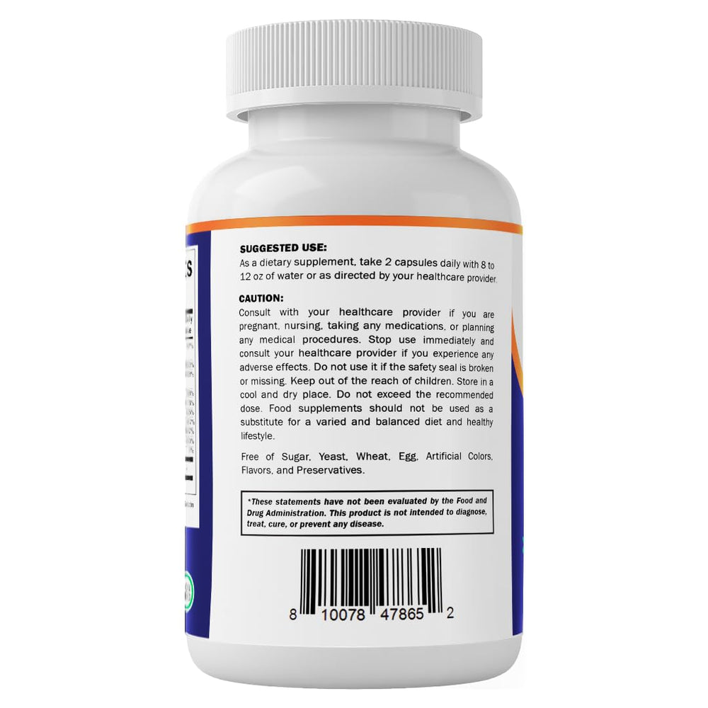 Vitamatic open bottle with capsules illustrating count and accessibility