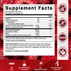Two Vitamatic vegan joint support gummies bottles
