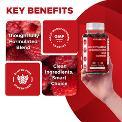 Non-GMO, gluten-free vegan label on Vitamatic packaging