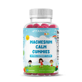 Vitamatic Kids Magnesium Calm Gummies bottle front view - 60 vegan count