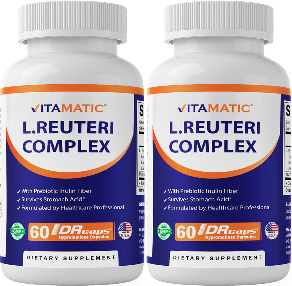 Vitamatic Lactobacillus Reuteri Complex bottle front