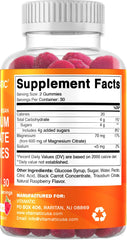 Vitamatic Magnesium Gummies 600 mg daily serving highlighted in packaging