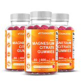 Vitamatic Magnesium Gummies bottle front view