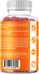 Dietary supplement label for Vitamatic Magnesium Gummies