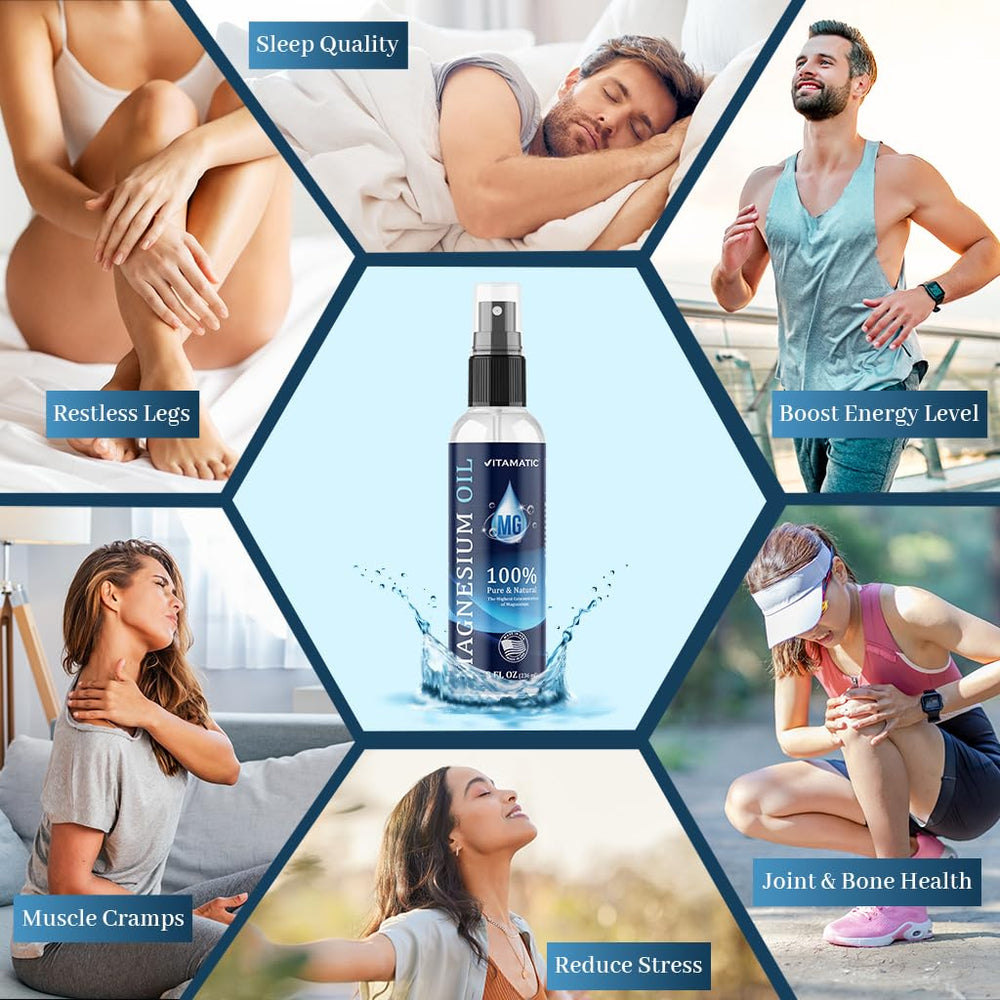 Close up of ingredients indicating USP-grade magnesium chloride