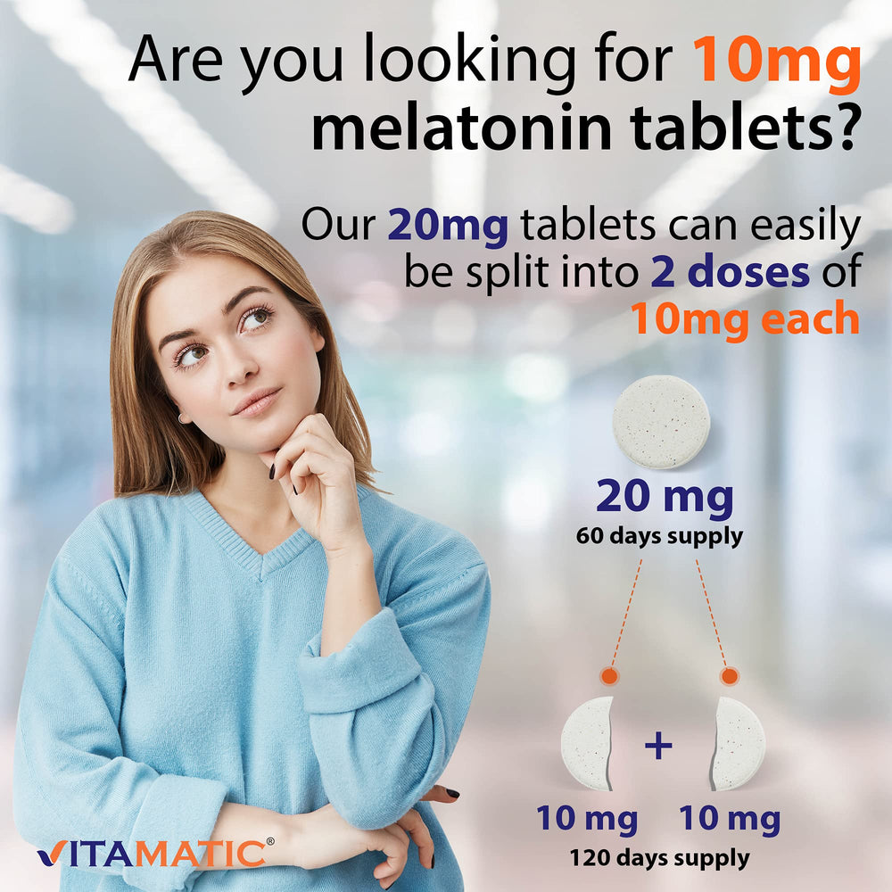 Individual 20 mg Melatonin Fast-Dissolve Tablet – Berry Flavor