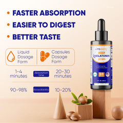 Vitamatic Melatonin ingredients label