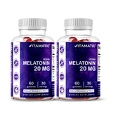 Vitamatic Melatonin Gummies bottle front