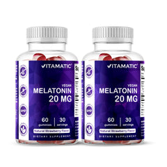 Vitamatic Melatonin Gummies bottle front
