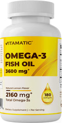 Vitamatic Omega-3 triple strength bottle