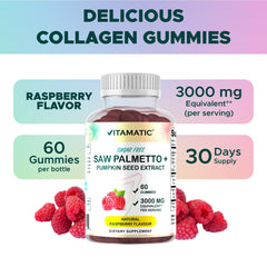 Gummy bottle front label highlighting 3000 mg per serving
