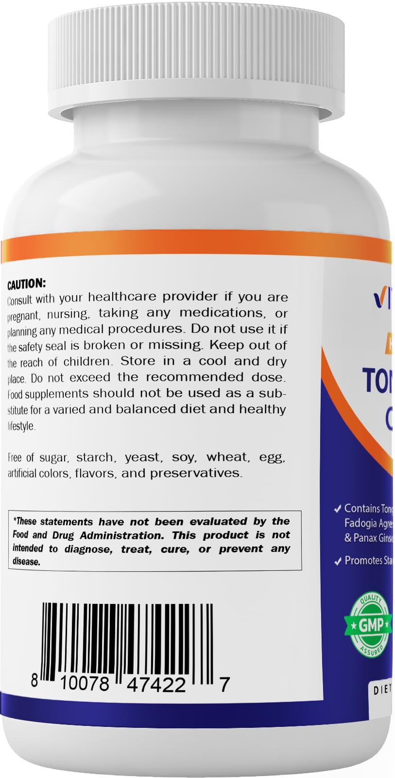 Vitamatic Tongkat Ali bottle in lifestyle scene for fitness-focused use