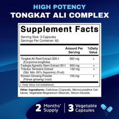 Vitamatic Tongkat Ali capsules ready for daily energy and athletic performance