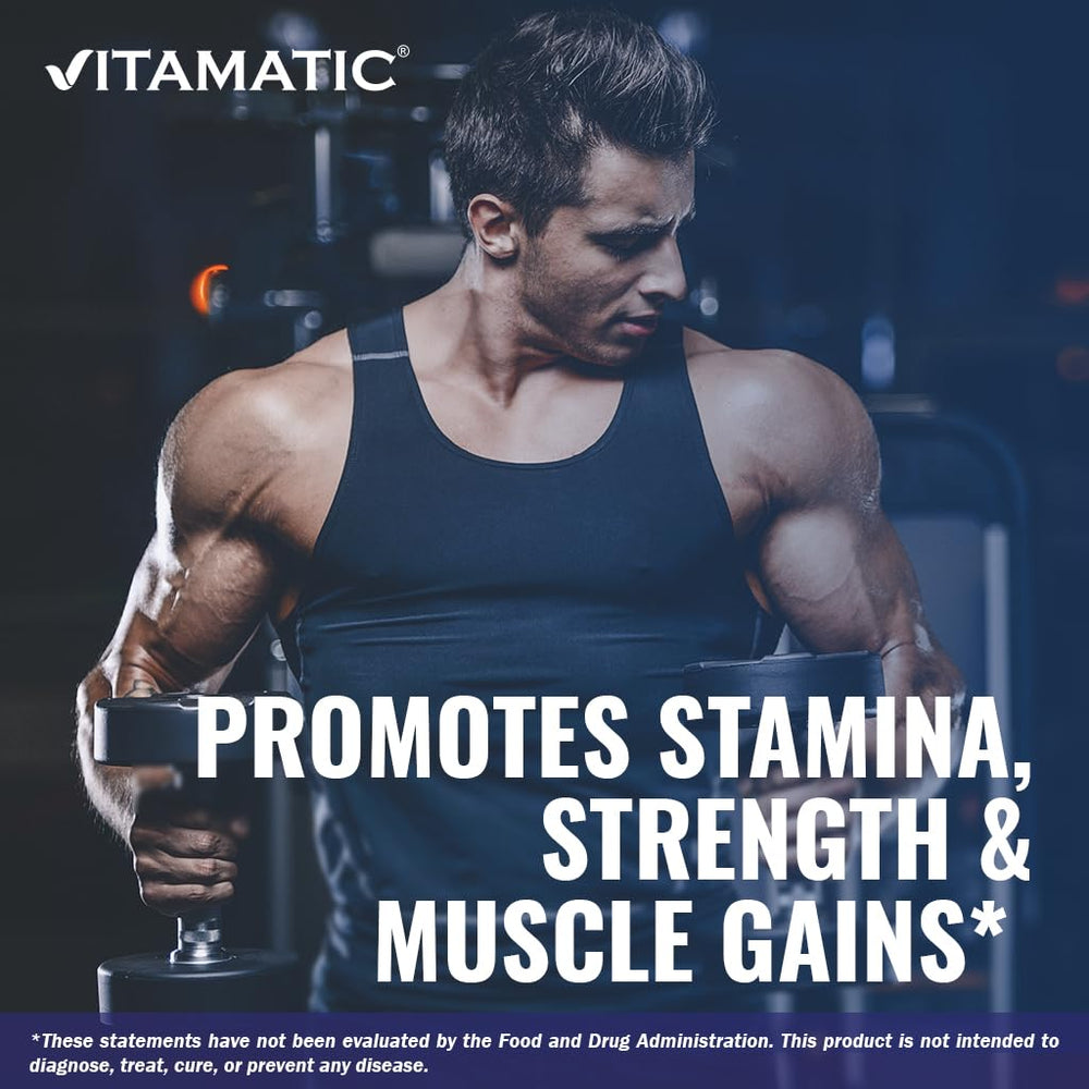 Vitamatic Tongkat Ali label shows 1800 mg per serving and key ingredients