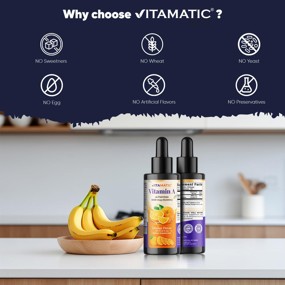 Two-pack Vitamatic Vitamin A Drops packaging