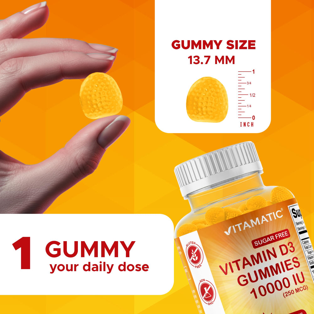 Vitamatic Vitamin D3 gummies box