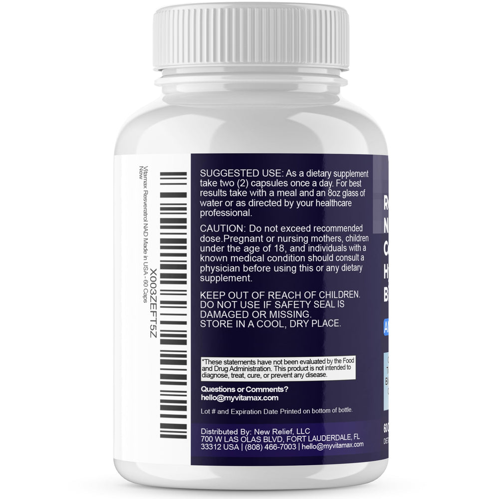Blueberry and Grapeseed extract in Vitamax formula