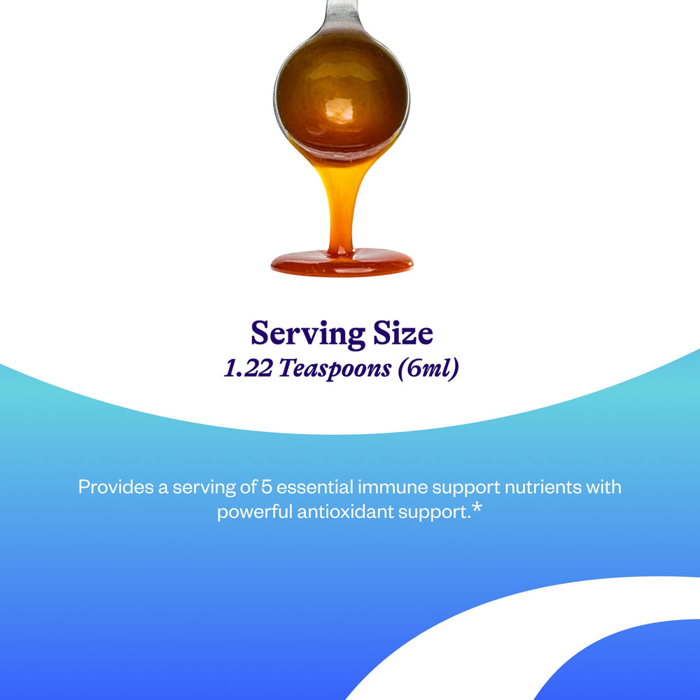 Vitamins A, C, D, K and zinc immune support formula