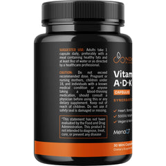 Product packaging for High Absorption ADK Vitamin Supplement