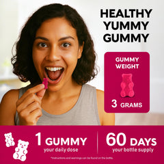 Gummies promoting energy, brain and mood support