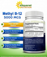 Dosage information for Vitamin B12 5000 mcg