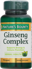 Vitamin B12 included for energy support in Ginseng Complex Capsules