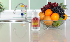 Cherry-flavored, caffeine-free B Vitamin supplement packaging