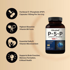 Bioavailable vitamin B6 (P5P) absorption