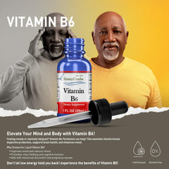 Vegan formula of Vitamin B6 Pyridoxine liquid drops