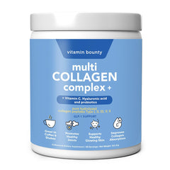 Bottle of Vitamin Bounty Multi Collagen Peptides Complex Plus