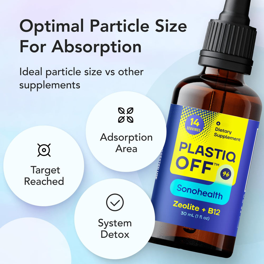 Vitamin C and B-12 wellness nutrients included with zeolite