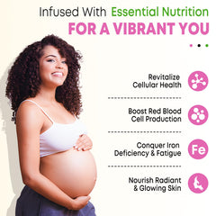 Vitamin C, B Complex, folate and other ingredients listed