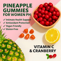 Vitamin C and Cranberry ingredients for vaginal health