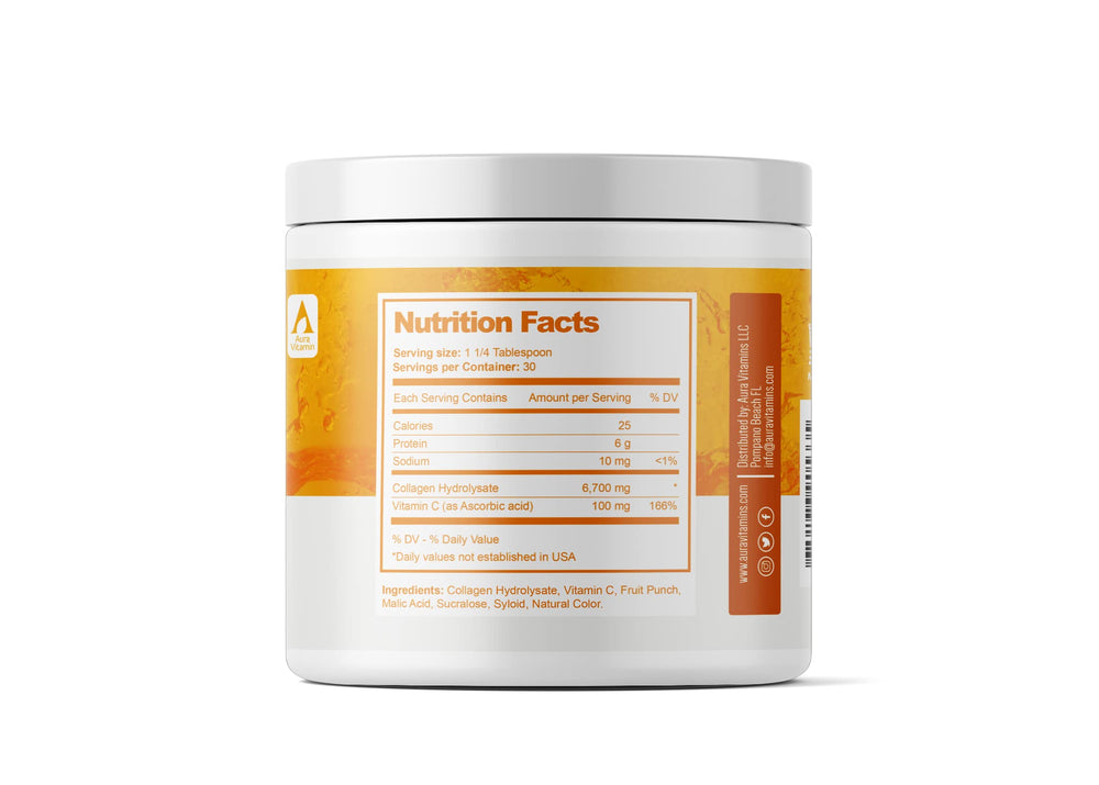 Vitamin C sources and orange accents