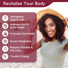 Vitamin C and Hyaluronic Acid added to the collagen blend