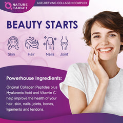 Vitamin C and Hyaluronic Acid supplement graphic
