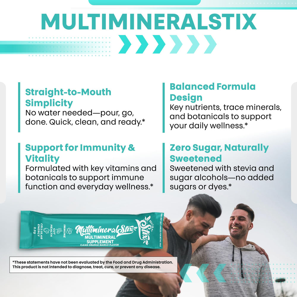 Vitamin C, Zinc, and Magnesium sticks supplement
